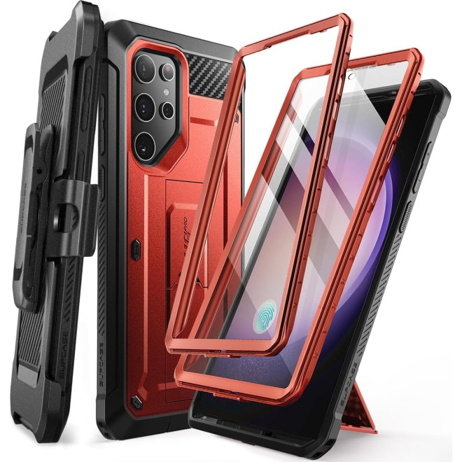 Ανθεκτική Θήκη - Samsung Galaxy S24 Ultra - Supcase Unicorn Beetle Pro Set - Ruddy