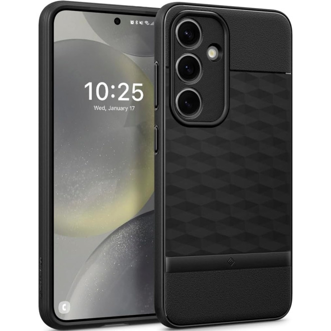 Ανθεκτική Θήκη Σιλικόνης - Samsung Galaxy S24 Plus - Caseology Parallax - Matte Black