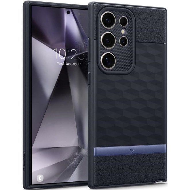 Ανθεκτική Θήκη Σιλικόνης - Samsung Galaxy S24 Ultra - Caseology Parallax - Navy Violet