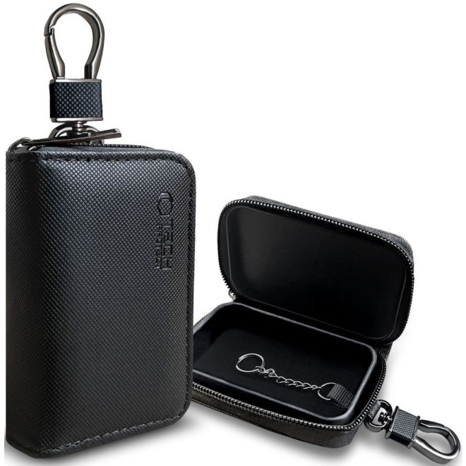 Αντικλεπτική Θήκη Tech-Protect KLR300 Faraday Cage Keyless Προστασίας Κλειδιών Αυτοκινήτου RFID Black