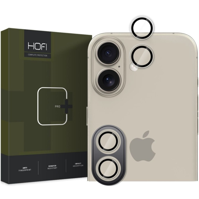 Αντιχαρακτικό Γυαλί Προστασίας Apple iPhone 16 / 16 Plus - Hofi Camring Pro+ για Φακό Κάμερας - Clear