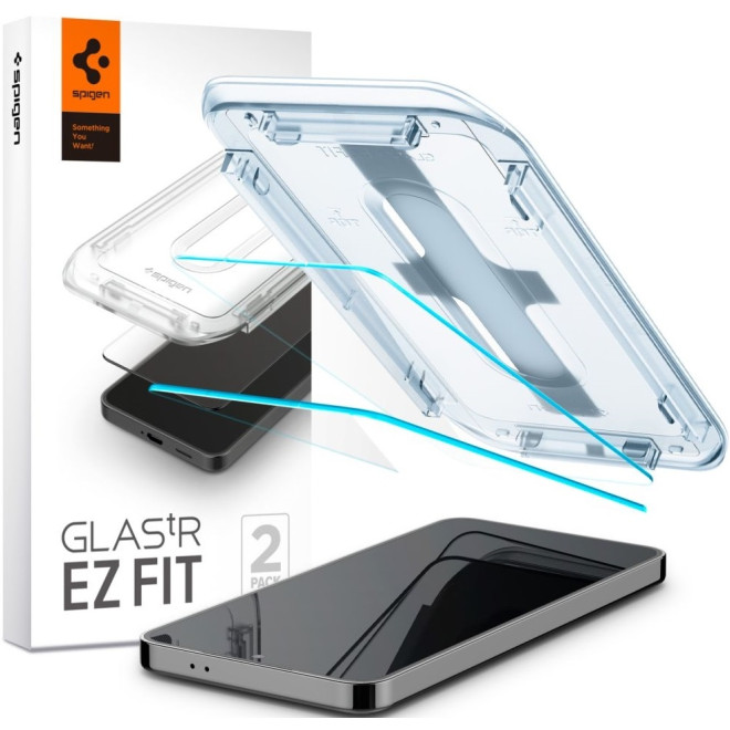 Αντιχαρακτικό Γυαλί Οθόνης - Samsung Galaxy S25 / S24 - Spigen Tempered Glass GLAS.tR EZ Fit HD - 2 Τεμάχια - Clear