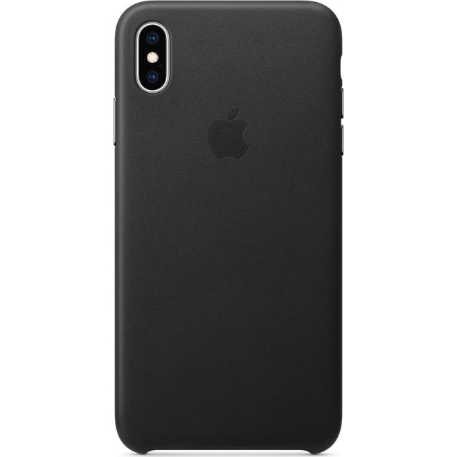 Official Apple Δερμάτινη Θήκη iPhone XS Max - Black