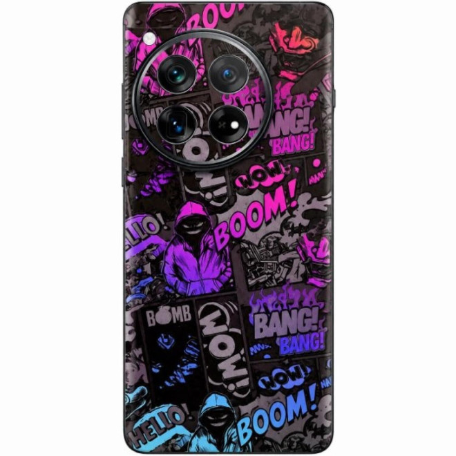 Αυτοκόλλητο Skin Προστασίας Πλάτης OnePlus 12 Gams Premium Vinyl Skin Back Plate 3D Neonbomb