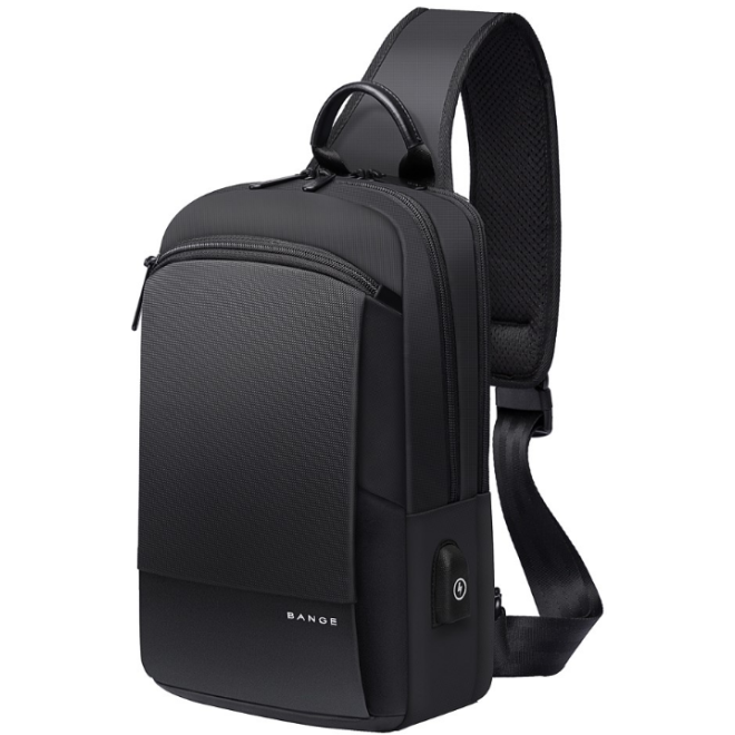 Bange 77112 - Ανδρικό Τσαντάκι Ώμου / Χιαστί Crossbody - 7.4L - Black