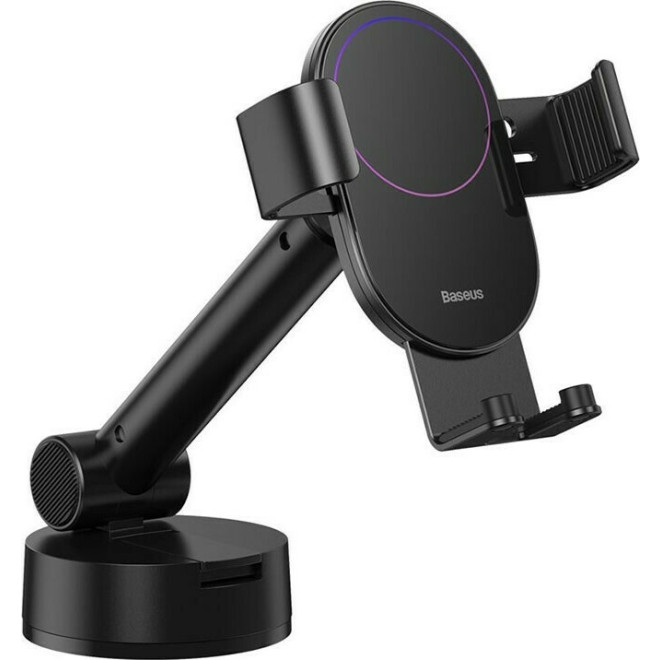 Baseus Car Mount Gravity Holder - Βάση Στήριξης Αυτοκινήτου με Βεντούζα για Κινητά 4.7"- 6.5" - Black