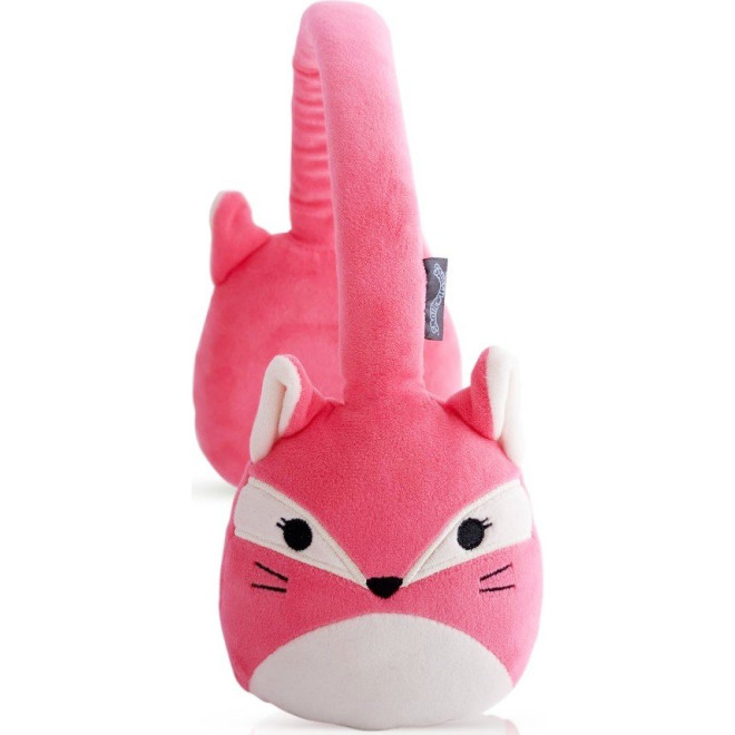 Bluetooth Ακουστικά Lazerbuilt Jazwares Original Squishmallows Λούτρινα Ασύρματα Κεφαλής για Παιδιά με Μικρόφωνο Fifi the Fox