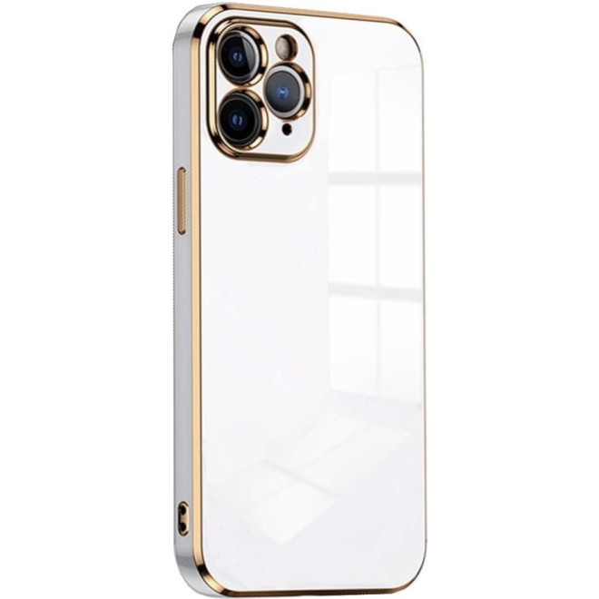 Bodycell Gold Plated - Θήκη Σιλικόνης Apple iPhone 11 Pro - White