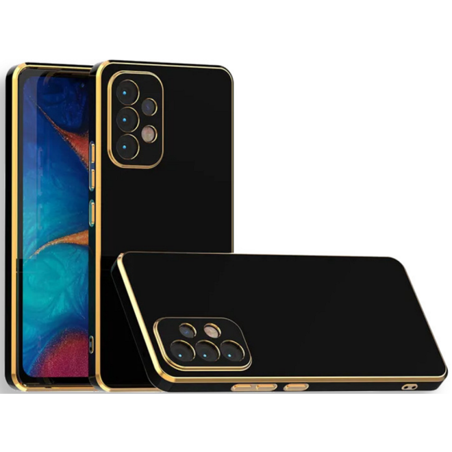 Bodycell Gold Plated - Θήκη Σιλικόνης Samsung Galaxy A13 4G - Black