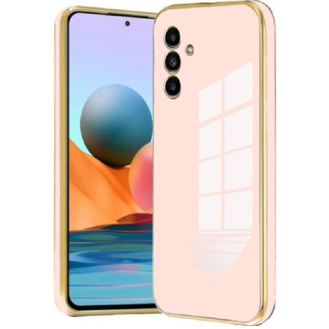 Bodycell Gold Plated - Θήκη Σιλικόνης Samsung Galaxy A13 5G - Pink