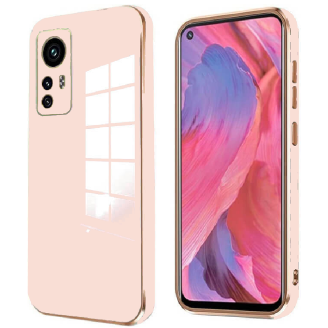 Bodycell Gold Plated - Θήκη Σιλικόνης Xiaomi 12 / 12X - Pink