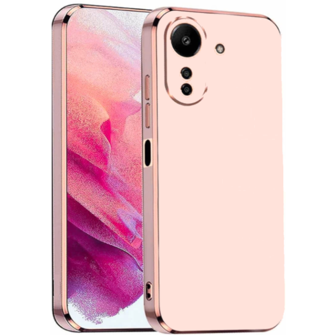 Bodycell Gold Plated - Θήκη Σιλικόνης Xiaomi Redmi 13C 4G / Poco C65 - Pink