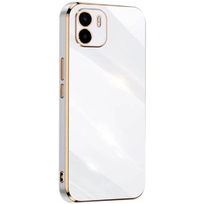 Bodycell Gold Plated - Θήκη Σιλικόνης Xiaomi Redmi A1 - White