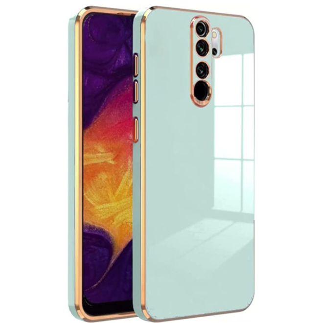 Bodycell Gold Plated - Θήκη Σιλικόνης Xiaomi Redmi Note 8 Pro - Mint Green