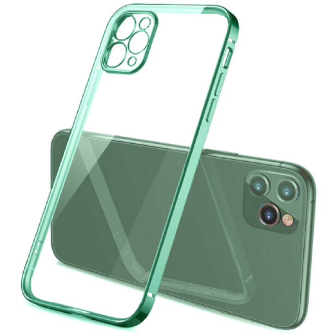 Bodycell HD Διάφανη Θήκη Σιλικόνης Apple iPhone 13 Pro Max - Green