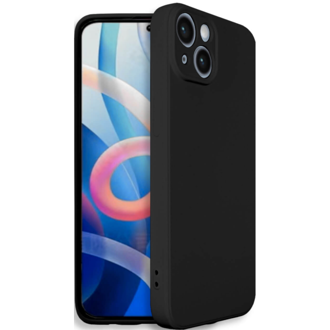 Bodycell Square Liquid Θήκη Σιλικόνης - Apple iPhone 14 Plus - Black