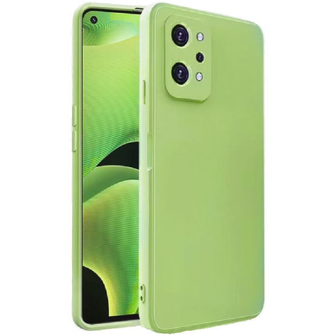 Bodycell Square Liquid Θήκη Σιλικόνης - Realme GT Neo 2 - Light Green