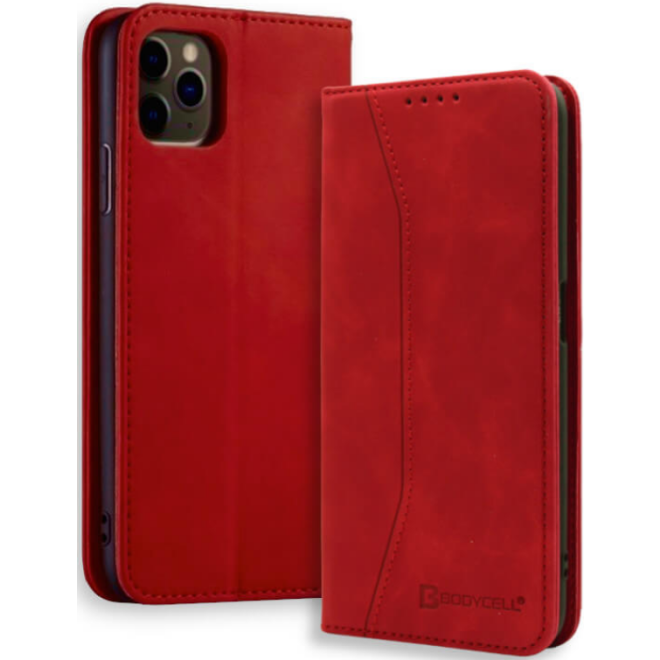 Bodycell Θήκη - Πορτοφόλι Apple iPhone 11 Pro Max - Red