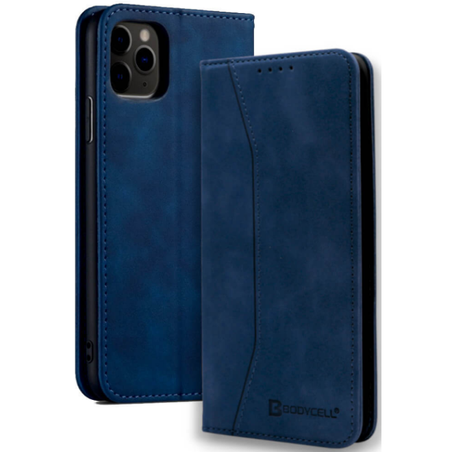 Bodycell Θήκη - Πορτοφόλι Apple iPhone 12 / 12 Pro - Blue