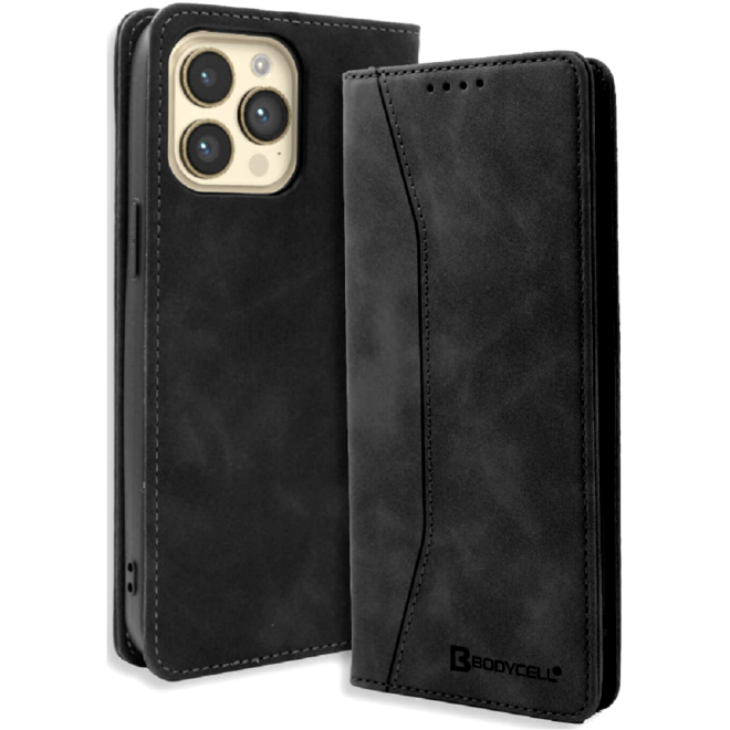 Bodycell Θήκη - Πορτοφόλι Apple iPhone 14 Pro - Black