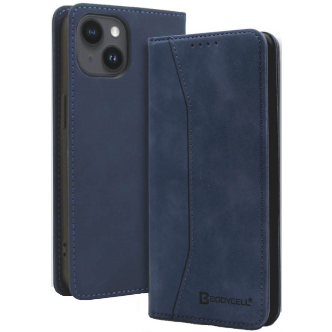 Bodycell Θήκη - Πορτοφόλι Apple iPhone 15 Plus - Blue