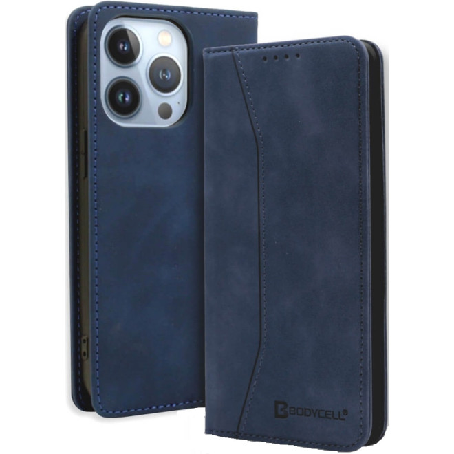 Θήκη Apple iPhone 15 Pro Max - Bodycell Book Case Πορτοφόλι - Blue