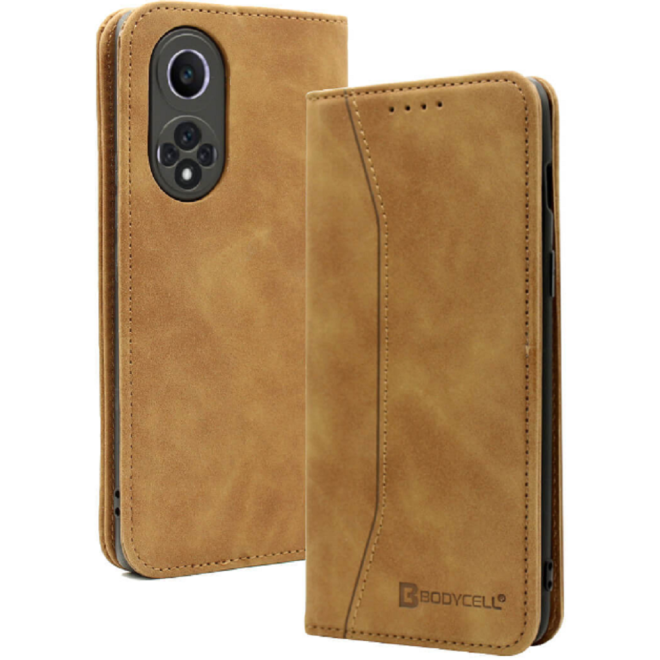 Bodycell Θήκη - Πορτοφόλι Huawei Nova 9 - Brown