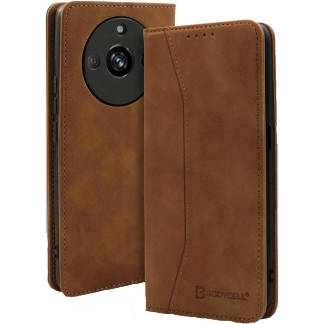 Bodycell Θήκη - Πορτοφόλι Realme 11 Pro - Brown