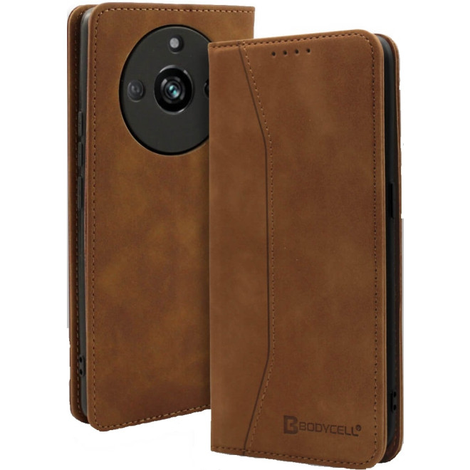 Bodycell Θήκη - Πορτοφόλι Realme 11 Pro Plus - Brown