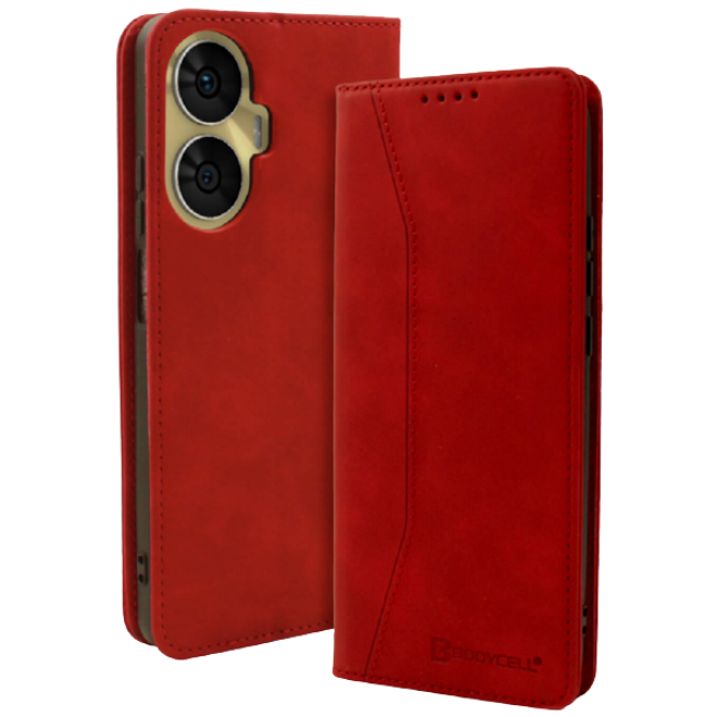 Bodycell Θήκη - Πορτοφόλι Realme C55 - Red