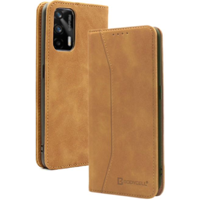 Bodycell Θήκη - Πορτοφόλι Realme GT 5G - Brown