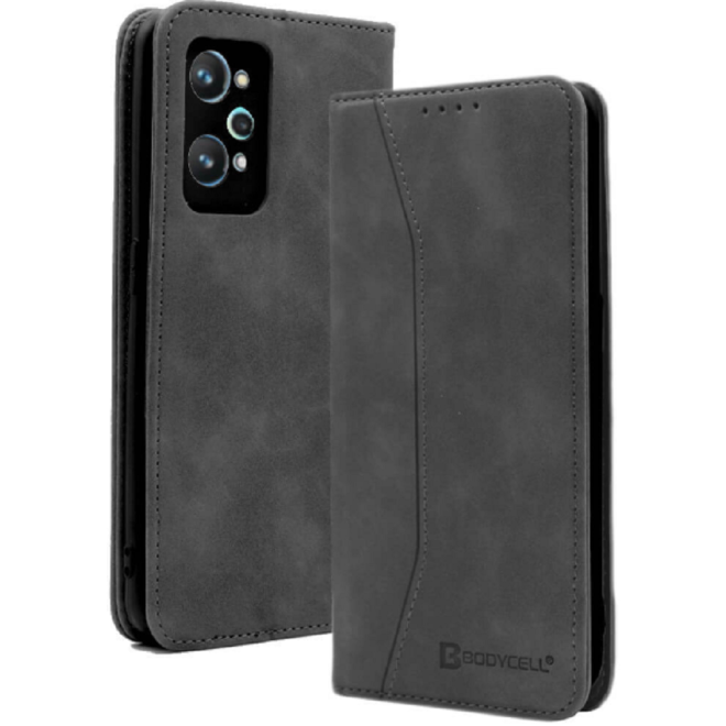 Bodycell Θήκη - Πορτοφόλι Realme GT Neo 2 - Black