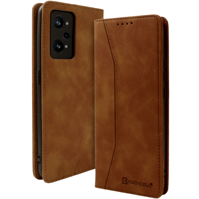 Bodycell Θήκη - Πορτοφόλι Realme GT Neo 3T - Brown