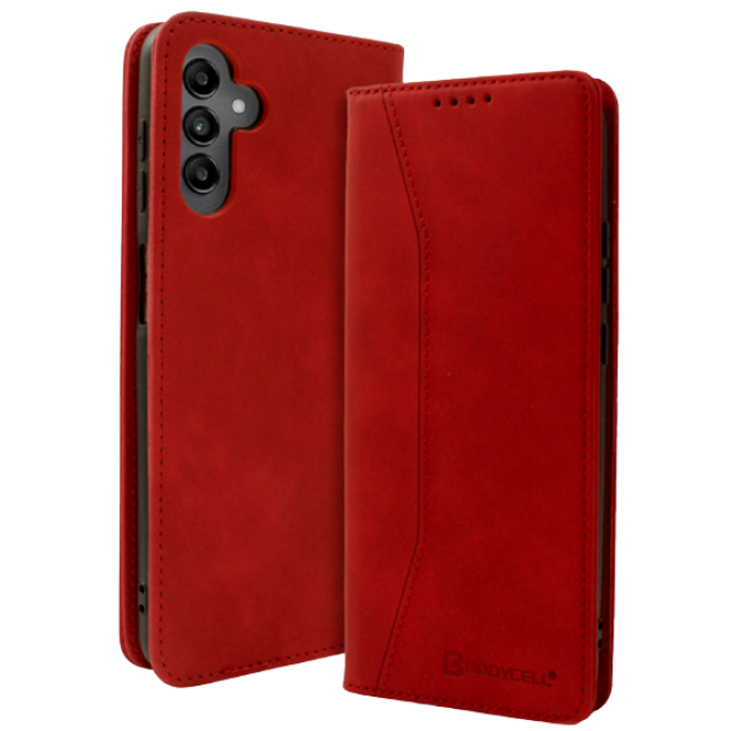 Bodycell Θήκη - Πορτοφόλι Samsung Galaxy A04s - Red