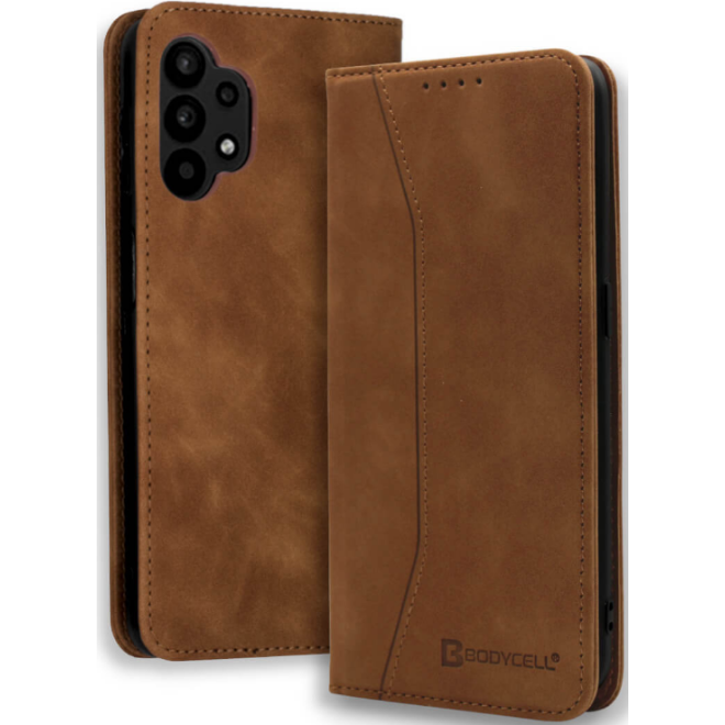 Bodycell Θήκη - Πορτοφόλι Samsung Galaxy A32 4G - Brown