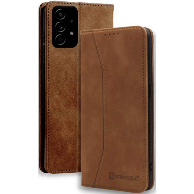 Bodycell Θήκη - Πορτοφόλι Samsung Galaxy A23 - Brown