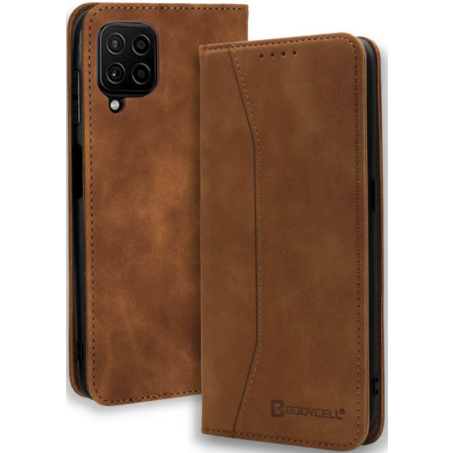 Bodycell Θήκη - Πορτοφόλι Samsung Galaxy A42 5G - Brown