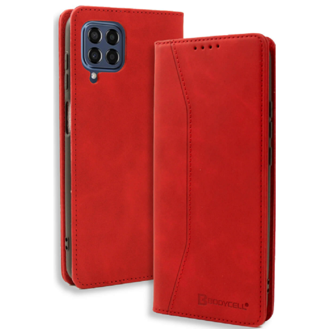 Bodycell Θήκη - Πορτοφόλι Samsung Galaxy M53 - Red