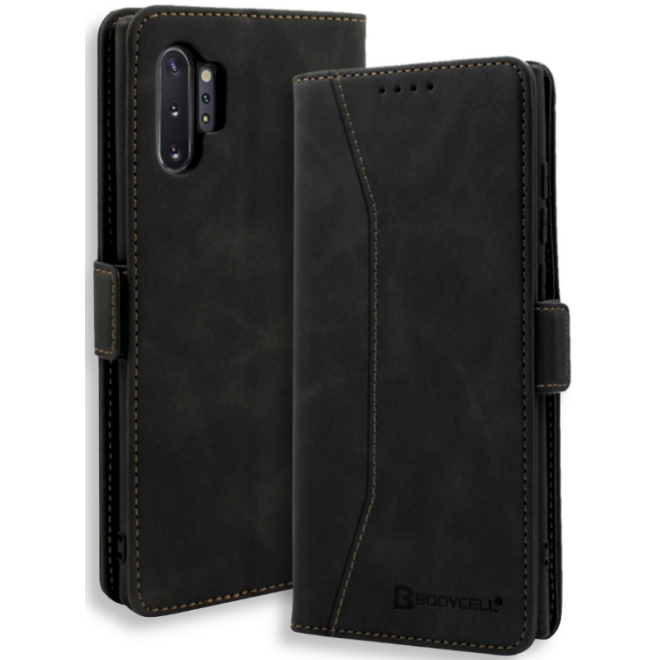 Bodycell Θήκη - Πορτοφόλι Samsung Galaxy Note 10 Plus - Black