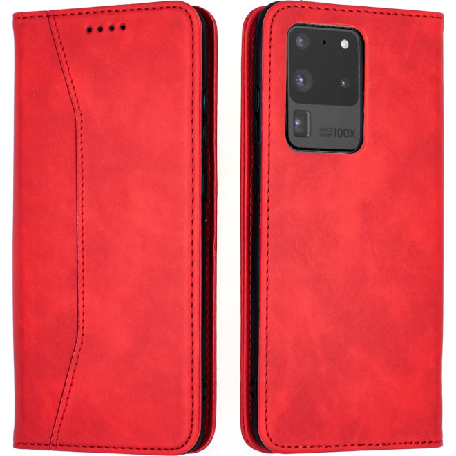 Bodycell Θήκη - Πορτοφόλι Samsung Galaxy S20 Ultra - Red 