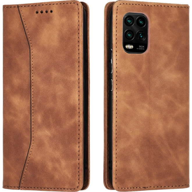 Bodycell Θήκη - Πορτοφόλι Xiaomi Mi 10 Lite - Brown 