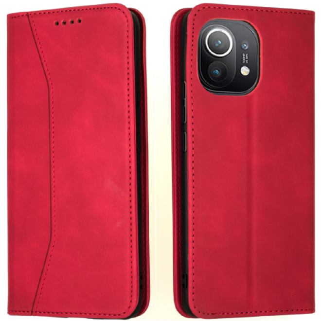 Bodycell Θήκη - Πορτοφόλι Xiaomi Mi 11 - Red