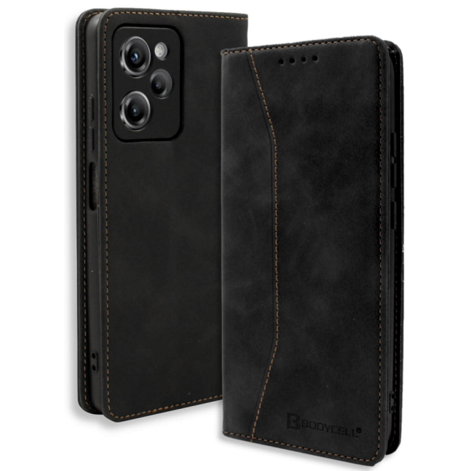 Bodycell Θήκη - Πορτοφόλι Xiaomi Poco X5 Pro - Black