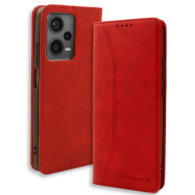 Bodycell Θήκη - Πορτοφόλι Xiaomi Poco X5 - Red