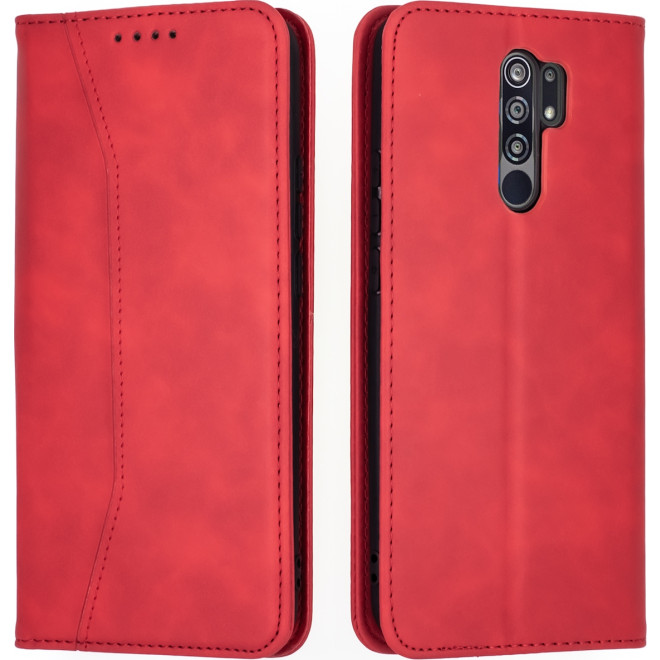 Bodycell Θήκη - Πορτοφόλι Xiaomi Redmi 9 - Red