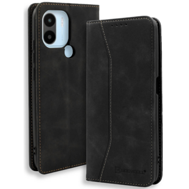 Bodycell Θήκη - Πορτοφόλι Xiaomi Redmi A2 Plus / A1 Plus - Black 