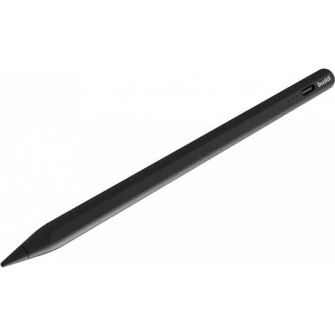Buddi Wave Active Stylus Pen for iPad - Μαγνητική Ψηφιακή Γραφίδα Αφής με Palm Rejection για iPad - Black - 5 Έτη Εγγύηση