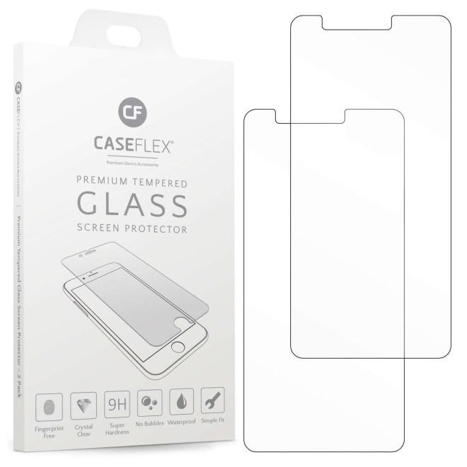 Caseflex Tempered Glass - Αντιχαρακτικό Γυαλί Οθόνης LG K9 / K8 2018 - 2 Τεμάχια