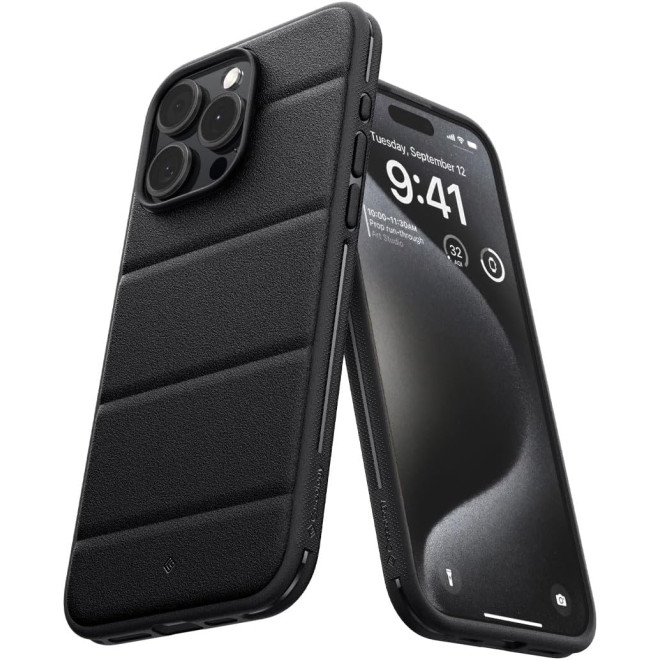 Caseology Athlex - Ανθεκτική Θήκη Σιλικόνης - Apple iPhone 15 Pro - Active Black