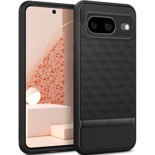 Caseology Parallax - Ανθεκτική Θήκη Σιλικόνης - Google Pixel 8 - Matte Black 
